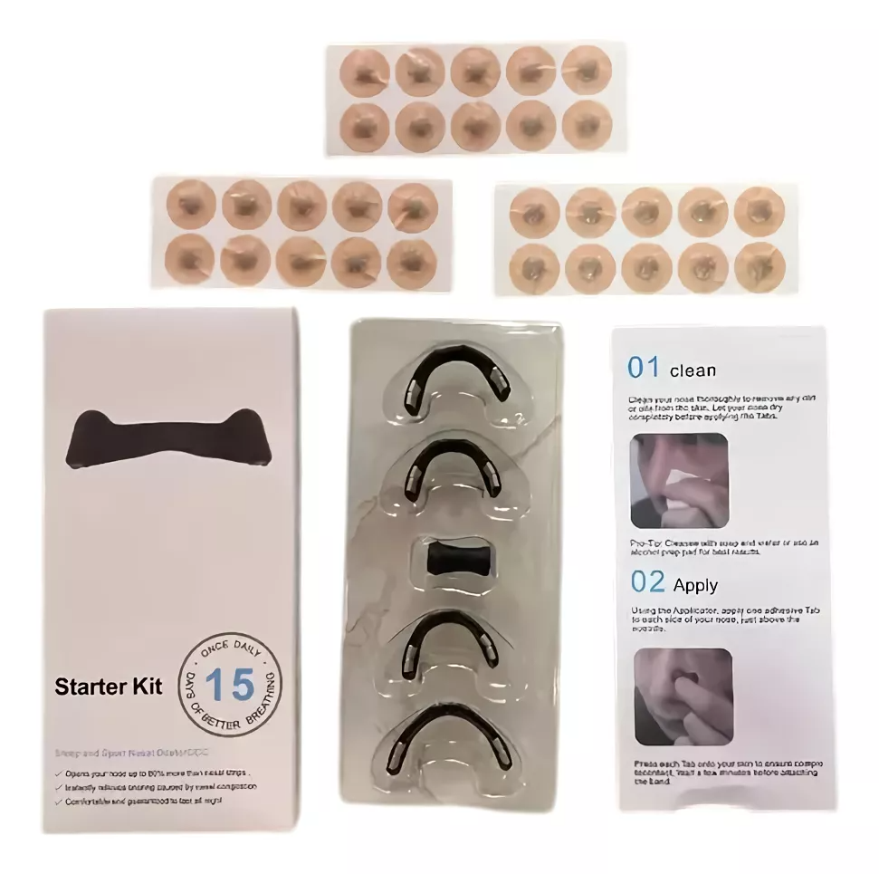 BreatheFix® – Tiras Nasales Magnéticas